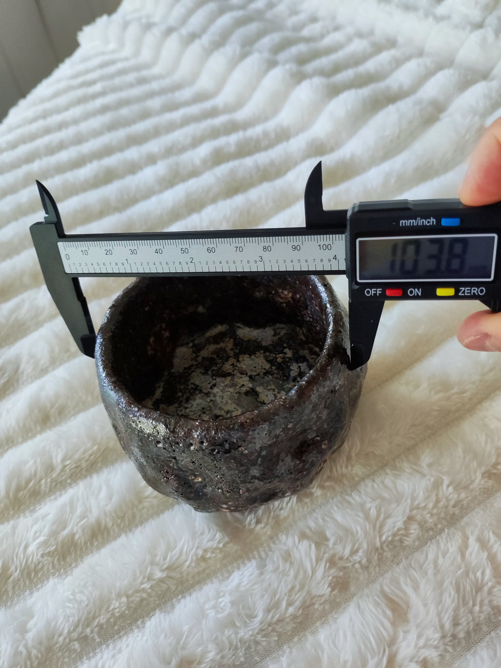 The Void and the Light — Shino Wood-Fired Chawan — product view 5
