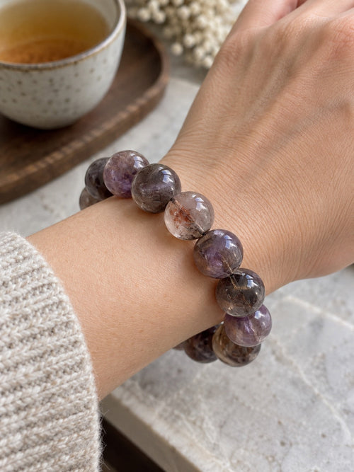 Aurora 23 14 mm Crystal Bracelet (#B902) worn on a wrist
